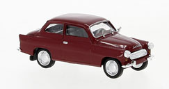 Brekina Starline BRE27455 - Skoda Octavia, dark red, 1960, 1:87