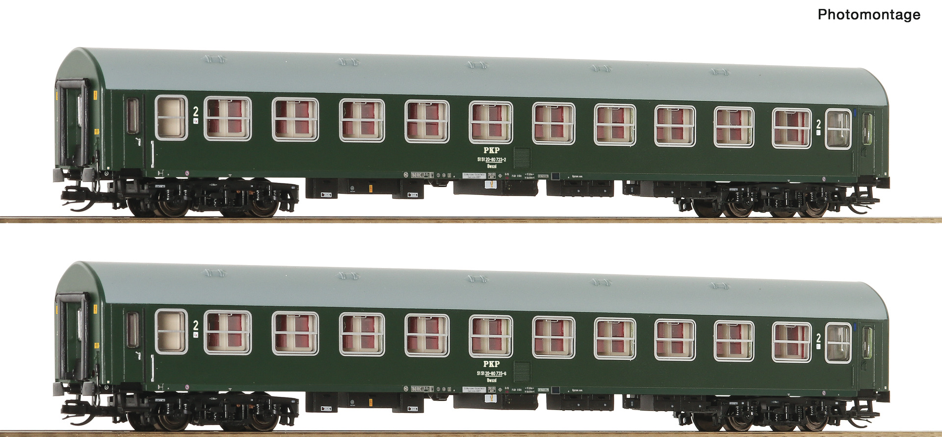 Roco 6280043 - 2-piece set: Passenger car