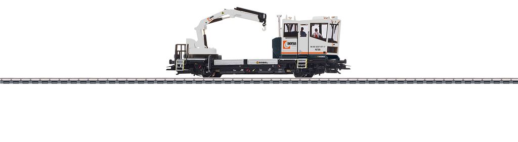 Viessmann 2630 - H0 ROBEL track maintenance vehicle 54.22 SERSA version with motorized crane, functional model for 2L