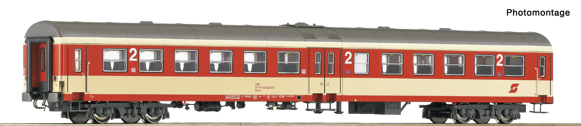 Roco 6200110 - Center-entrance coach, 2nd class, ÖBB