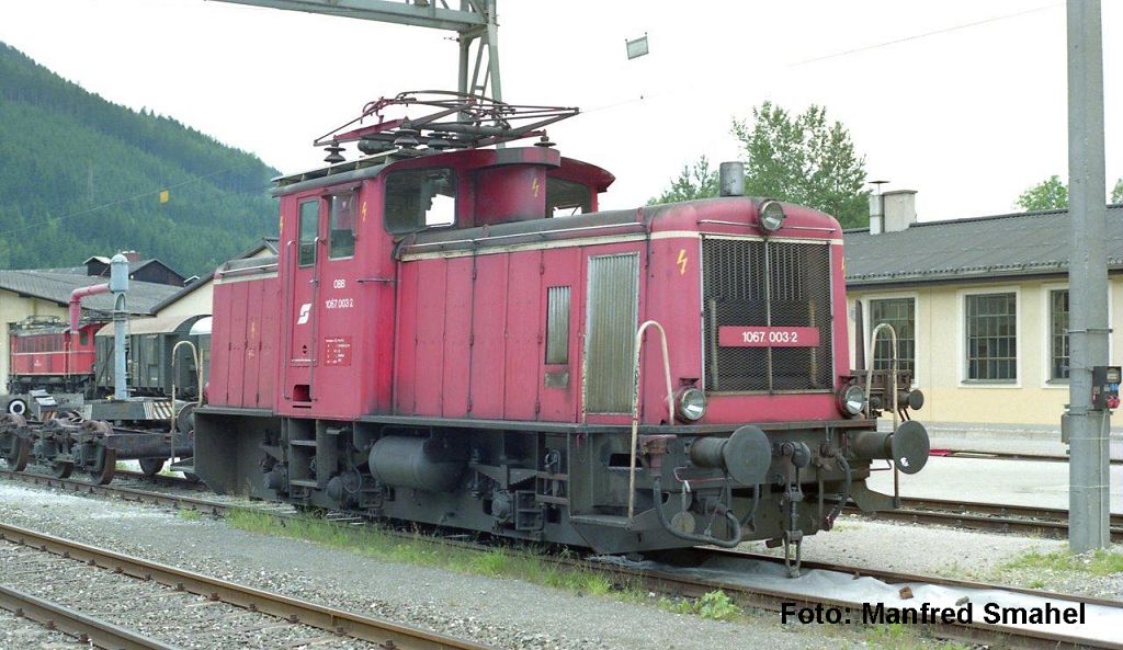PIKO 21044 - E-Lok Rh 1067 orange ÖBB IV + DSS PluX22