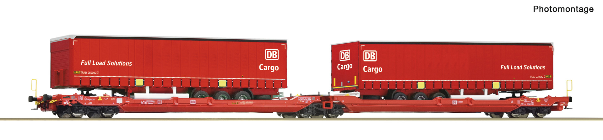 Roco 6600168 - Double pocket wagon T3000e DB AG +Cargo