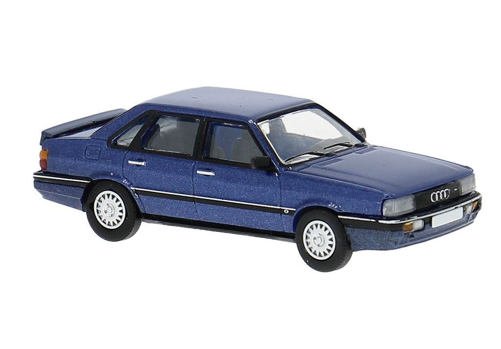 Brekina PCX870715 - PCX87, Audi 90, dark blue, 1984, 1:87