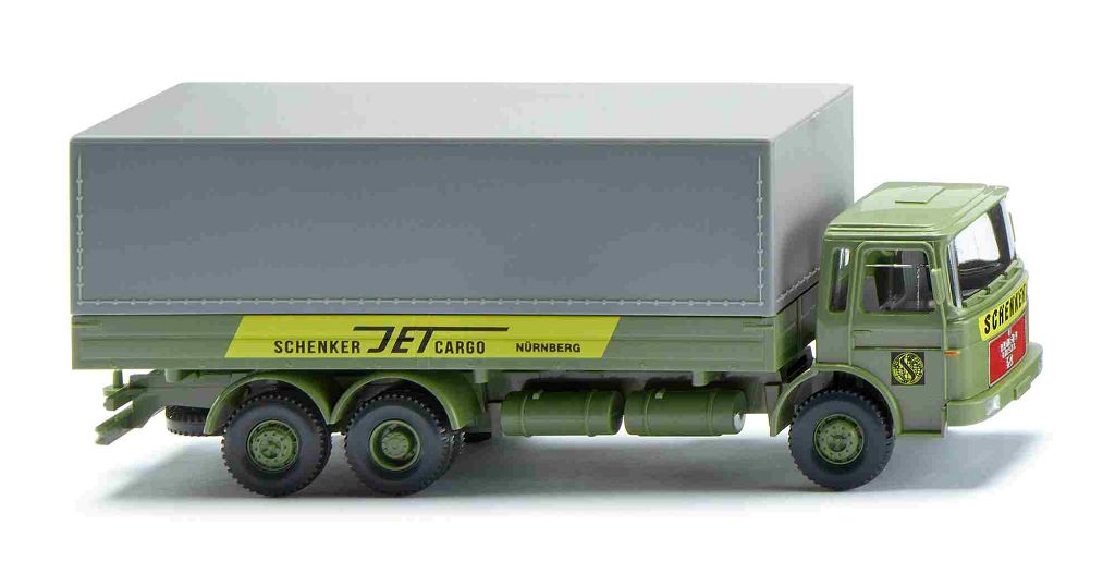 WIKING 045602 - Flatbed truck (MAN) "Schenker"
