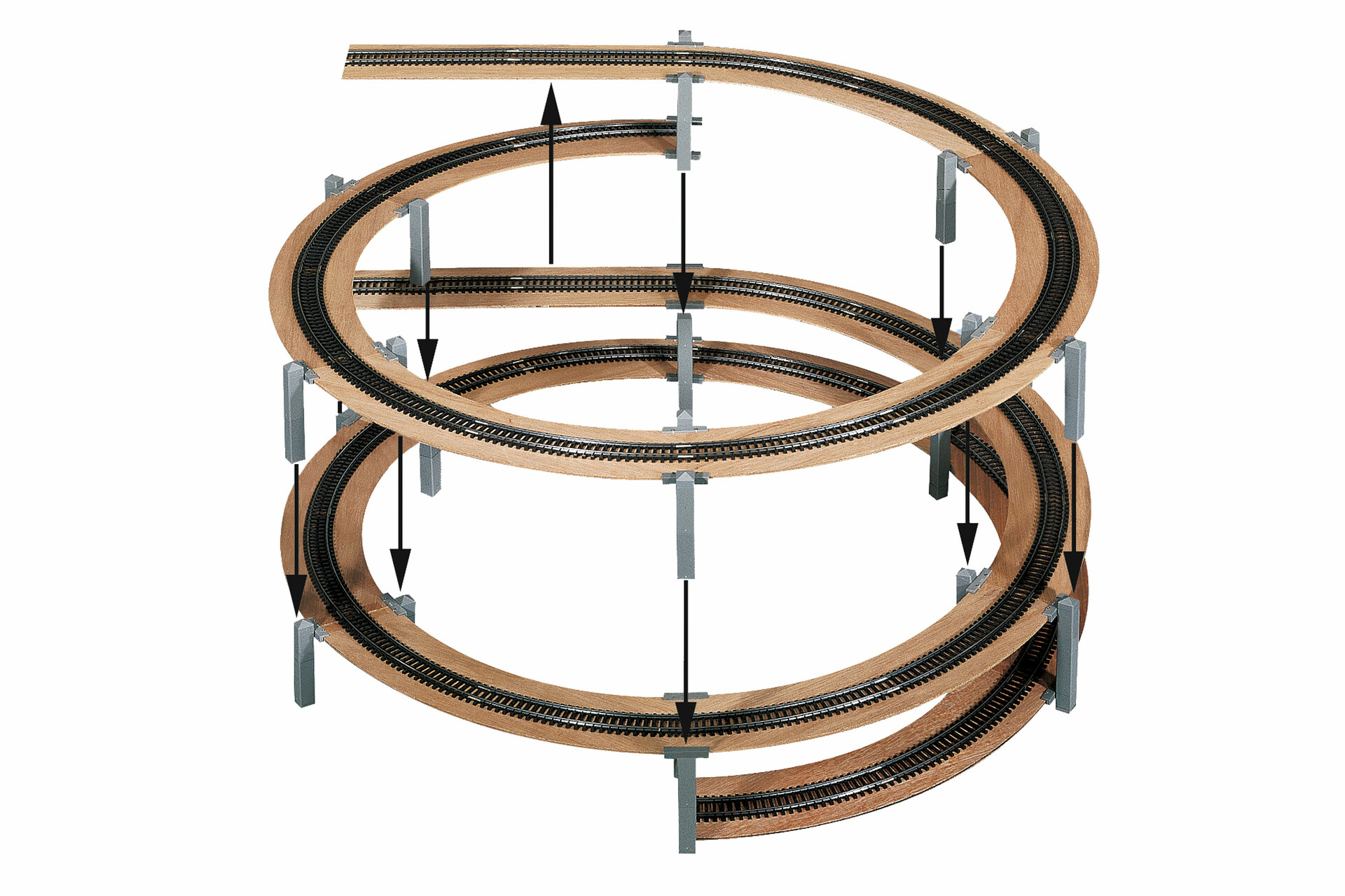 NOCH 53004 - LAGGIES track helix complete kit, basic circle,