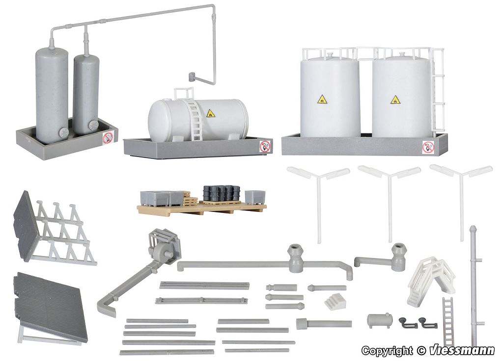 Kibri 36690 - Z industrial decoration set