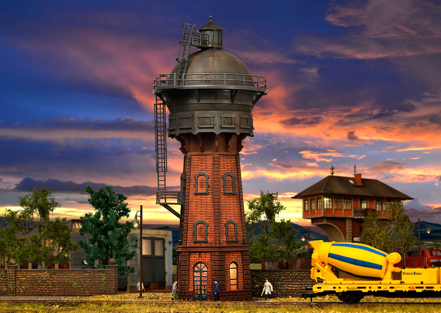 Vollmer 45710 - H0 Water Tower Dortmund