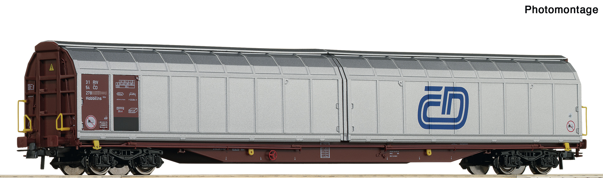 Roco 6600128 - Sliding wall wagon CD