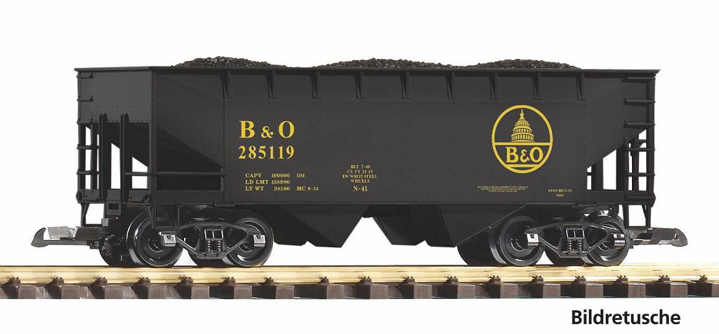 PIKO 38988 - G-bulk load. B&O with coal load