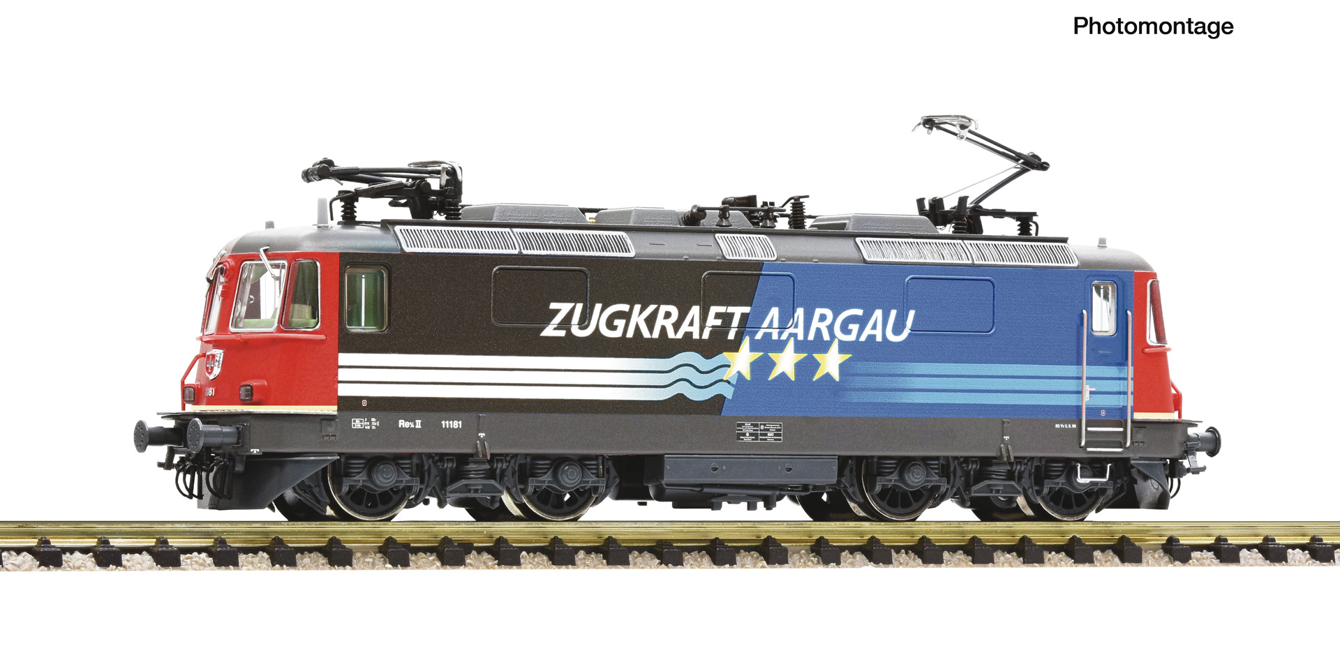 Fleischmann 7560077 - Electric locomotive Re 4/4II SBB "Aargau" DC