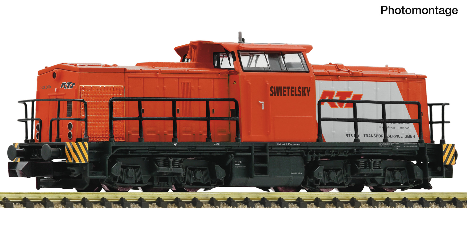 Fleischmann 7370035 - Diesel locomotive BR 203 RTS DC-Snd.