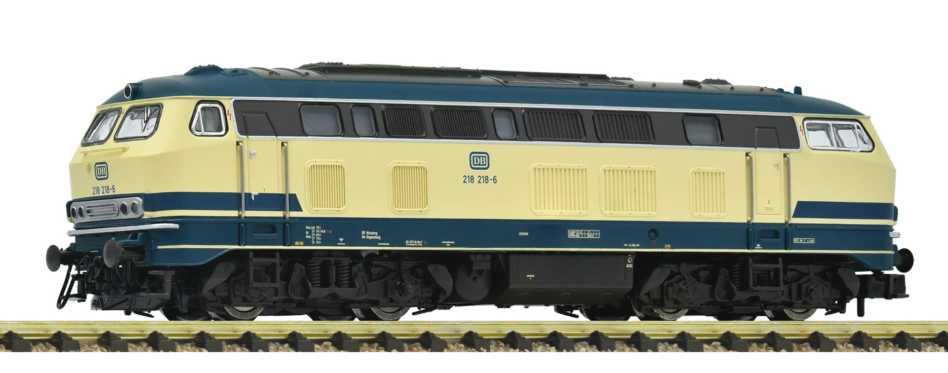 Fleischmann 7370036 - Diesel locomotive 218 218 DB DC-Snd.